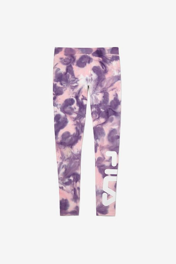 Legging Fila Mulher Roxo/Rosa - Fila Laila Tie Dye Loja Online Portugal,YBAD-79243